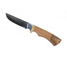 Нож Пластун, ст. 65х13, литье, рукоять из ценных пород дерева (0994)