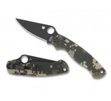 Нож Spyderco PARA MILITARY2 CPM S45VN DLC Плейн Камо C81GPCMOBK2