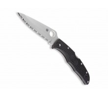 Нож Spyderco ENDURA4 VG-10 Серрейтор Черный C10SBK