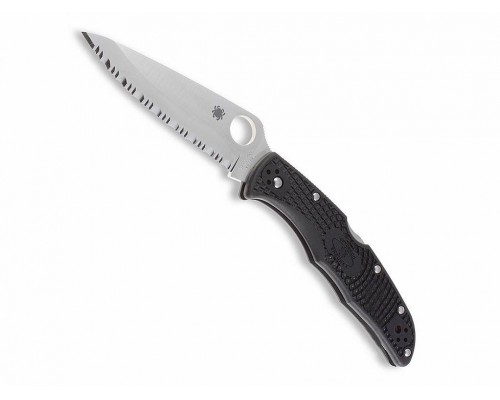 получить Нож Spyderco ENDURA4 VG-10 Серрейтор Черный C10SBK