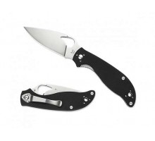 Нож Spyderco RAVEN CTS BD1 Плейн Черный BY08GP2