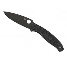 Нож Spyderco RESILIENCE 8Cr13MoV Оксид Плейн Черный C142PBBK