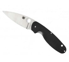Нож Spyderco EMPHASIS 8Cr13MoV Плейн Черный C245GP
