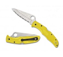 Нож Spyderco PACIFIC SALT2 H-2 Серрейтор Желтый C91SYL2