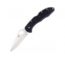 Нож Spyderco DELICA4 VG-10 Плейн Черный C11PBK
