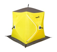 Палатка зимняя Куб 1,8х1,8 желтый/серый (TR-WSC-180YG) Трофей