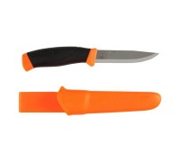 НОЖ ФИКСИРОВАННЫЙ MORAKNIV COMPANION F ORANGE КЛИНОК STAINLESS STEEL РУКОЯТЬ РЕЗИНОВАЯ ОРАНЖЕВАЯ