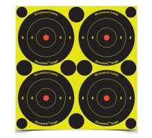 Мишень бумажная Birchwood Shoot•N•C® Bull's-eye Target 80мм