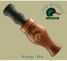 Манок духовой River Mallard Calls Walnut / poly double reed (Утка)