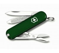 Нож перочинный Victorinox Classic 7 функций зеленый (0.6223.4)