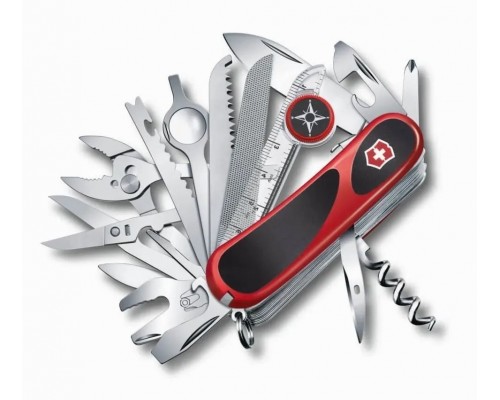 доставка Нож перочинный Victorinox Evo Grip 31 функция красно-черный (2.5393.SC)