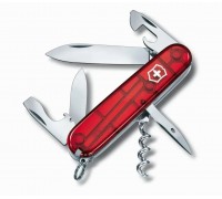 Нож перочинный Victorinox Spartan 12 функций красный прозрачный (1.3603.T)