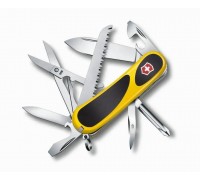 Нож перочинный Victorinox Evo Grip 15 функций желто-черный (2.4913.C8)