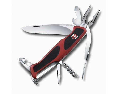 приобрести Нож перочинный Victorinox RangerGrip 74 (0.9723.C) Викторинокс 130мм 14 функций красно-чёрный