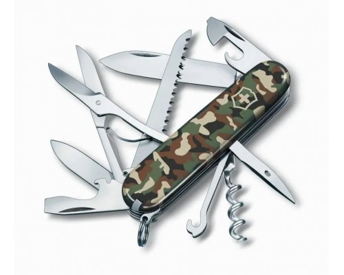 получить Нож перочинный Victorinox Huntsman 15 функций камуфляж (1.3713.94)