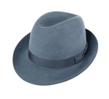 Серая шляпа Dark Grey Velvet hat