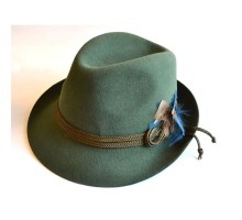 Тирольская шляпа зеленая