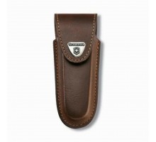 Чехол из нат.кожи Victorinox Leather Belt Pouch (4.0537) с застежкой коричневый