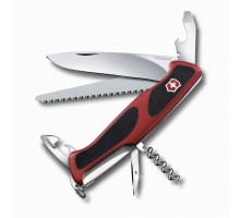 Нож перочинный Victorinox Ranger Grip 12 функций блистер красно-черный (0.9563.C)