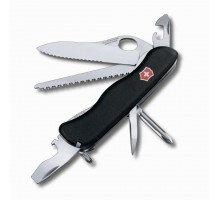 Нож перочинный Victorinox Trailmaster One Hand Wavy Edge (0.8463.MW3) с фиксатором 12 функций черный