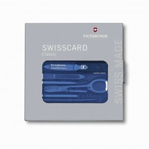 Швейцарская карта Victorinox Swiss Card Sapphire 10 функций синяя (0.7122.T2)