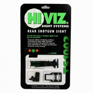 Целик оптоволоконный HiViz Double Dot Rear Sight TS1002 на вент. планку 7,9 - 9,4 мм зеленый