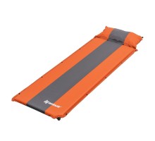Коврик самонадув. с подушкой 30-170x65x5 оранжевый/серый (N-005P-OG) NISUS