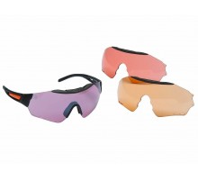 Стрелковые очки Beretta OC021/A2354/0MXK с 3- мя линзами