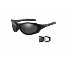 Очки XL-1 (291) AD Smoke/Crear Matte Black с матовой черной оправой и дымчатыми/прозрачными линзами