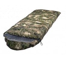 Спальный мешок TRAVELLER camo R-zip от -12С (с подголовником 230х90 см)