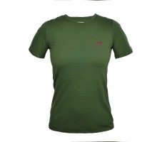 ФУТБОЛКА ТЕРМОБЕЛЬЁ MERKELGEAR WOMEN'S MERINO 37,5 ЗЕЛЕНАЯ