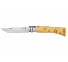 Нож Opinel серии Tradition Nature №07, рисунок - звезды