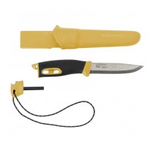 Нож Morakniv Companion Spark, с огнивом, жёлтый