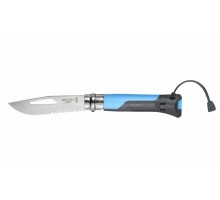 Нож Opinel серии Specialists Outdoor №08, синий/серый