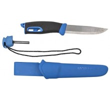 Нож Morakniv Companion Spark, с огнивом, голубой
