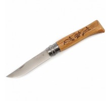 Нож Opinel серии Tradition Animalia №08, клинок 8,5см, заяц